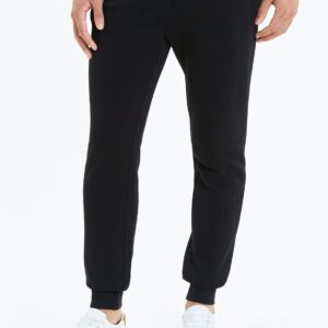 Black Color Slim Fit Cuffed Joggers for Boys