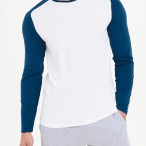 Long Sleeve Raglan T-Shirt White