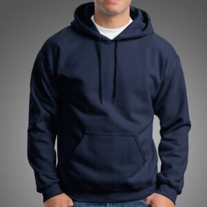 Basic Navy Blue Export Quality Cotton Hoodie for Boys