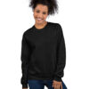 100 % Cotton Black Petite Women's Sweatshirt