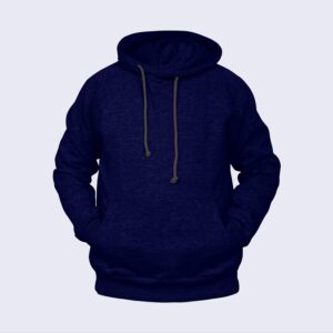 Basic Men’s Stylish Navy Blue Hoodie