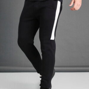 Black Color Export Quality Men Cuffed Trousers