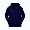 Export Quality Navy Color Fleece Short Sleeve Hoodie For Men