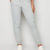 Grey Colour Basic Jogger Pants For women's