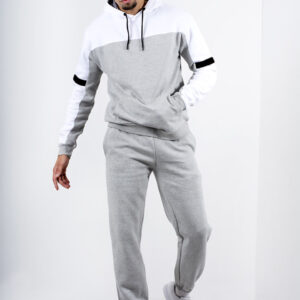 Grey Colour Elastic Joggers Pant For Boys