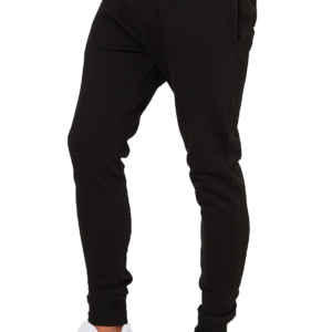 High Quality Black Colour Cotton Joggers For Boys