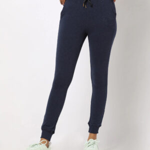 Navy Blue Basic Jogger For Women's