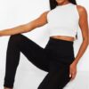 Pack Core Basic Black Colour Leggings