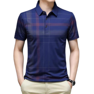 NavyBlue Cotton polo T-shirts for men-Polo T-shirts