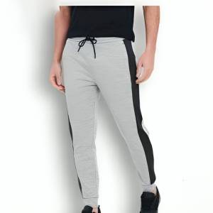 Export Quality Grey Stripe Winter Jogger For Men’s