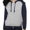 Women’s Stylish Navy & Gray Hoodie